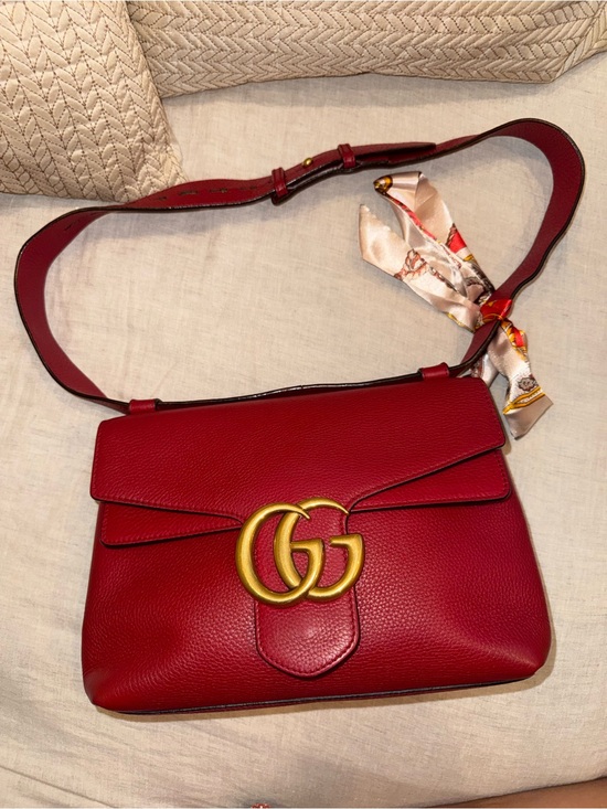 Gucci Handbags - Gucci GG Marmont  Red Medium